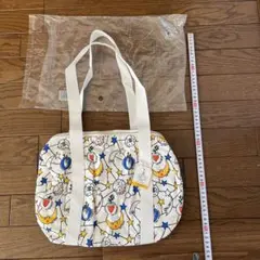 ロクシタン カラフルな星と果物プリント ショルダーバッグ