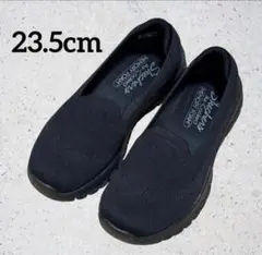 SKECHER Sスケッチャーズスリッポンブラック メモリーフォーム軽量23.5