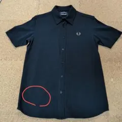 FRED PERRY × BEAMS 半袖シャツ ネイビー Mのサムネイル