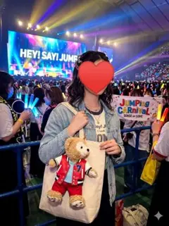 ダッフィー ぬいぐるみポーチ 山田涼介風 コスHey! Say! JUMP