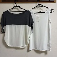 COMME CA ISM アンサンブル Mサイズ 新品タグ付のサムネイル