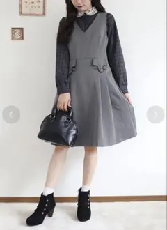 フィント ひざ丈スカート