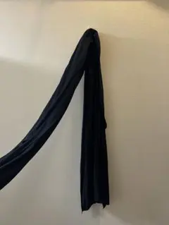 y2k モード グランジ ダークブルー ブラックストライプ ストール