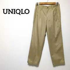 ユニクロ UNIQLO チノパン ベージュ カジュアル ウエスト73