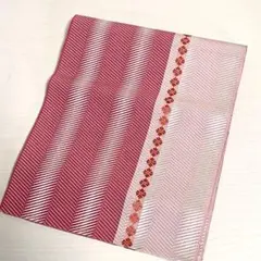 帯(ピンク×シルバー)