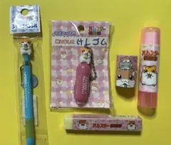 ハムスター倶楽部　　シャーペン　消しゴム　スティックのり　まとめ売り　平成レトロのサムネイル