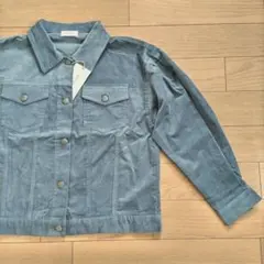 パペルラピス　コーデュロイジャケット　ブルー　JM　papellapiz　新品