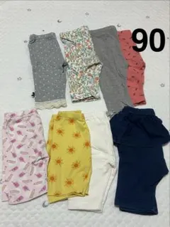 女の子 ユニクロ 90サイズ パンツ 8点セット レギンス