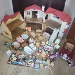 シルバニアファミリー 家(ハウス)・家具・車・小物・人形等 まとめ売り セット