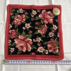 FEILER 花柄 ハンカチ 約24cm