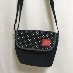マンハッタンポーテージ メッセンジャーバッグS 美品　ドット　ショルダー
