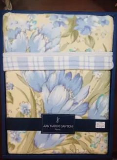 JIAN MARCO SANTONI 花柄ブランケット 140×200 毛布