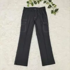 le coq sportif GOLF　メンズ カーゴパンツ　85　ダークグレー