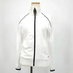 /＊a【未使用】ユニクロ ジャージ トラック ジャケット M アウター ホワイトのサムネイル