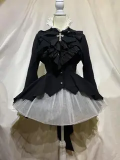 Thierry Mugler 黒い長袖ウエストペプラムワンピース Thierry Mugler 黒い長袖ウエストペプラムワンピース - メルカリ
