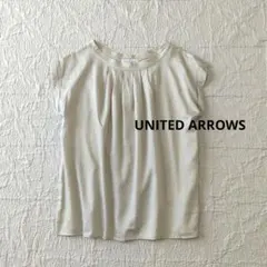 【新品未使用品】UNITEDARROWS　コットン　フレンチ袖　日本製　ブラウスのサムネイル