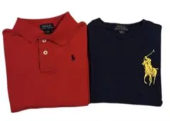 Polo Ralph Lauren 長袖ポロシャツ、Tシャツ 2枚セット 115