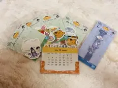 一番くじ プーさん Cozy Winter Days I賞 J賞 特典カレンダー