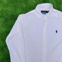 POLO RALPH LAURENポロ ラルフローレン ニットドレスシャツ 白