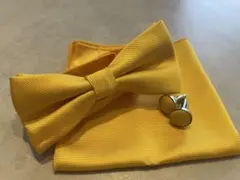 イエロー ボウタイ セット