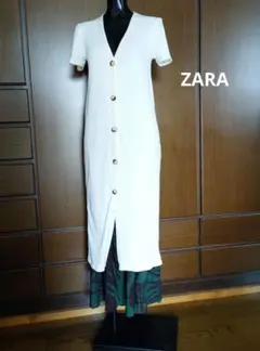 ZARA半袖ロングカーディガン （価格変更1400円➡700円）説明文必読のサムネイル