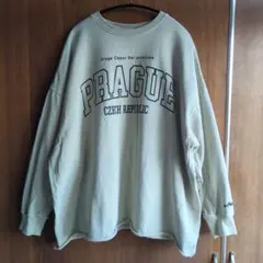 ピュアルセシン ロゴ 切りっぱなし スウェット ピグメント