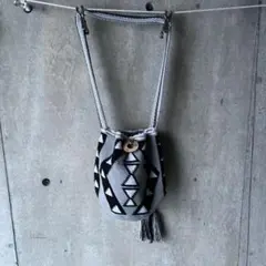 Wayuu bag ワユーバッグ 手 ショルダー グレー
