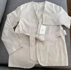 【新品】ミラオーウェン　milaowen ジャケット　アイボリー