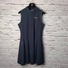 美品◆BRIEFING ノースリーブ ワンピース ネイビー(濃紺)