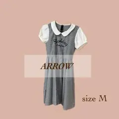 ARROW 【a.r.w】ギンガムチェック半袖ワンピースのサムネイル