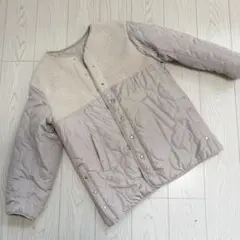 SM2 blue ボアキルトコンビリバーシブルコート グレー