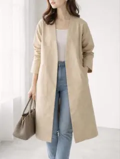 アーバンリサーチドアーズ コットンノーカラーコート