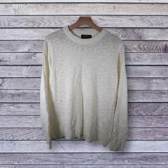 CONFIRM アイボリー ニットセーター M