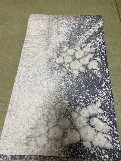 帯9575 ○高級 正絹 紬 金彩 全通 袋帯 乱菊 - メルカリ