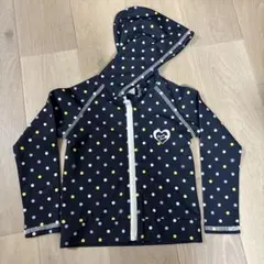 ネイビー水玉ラッシュガード 95サイズ