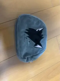 しまむらアニメ「ハイキュー!!」 ポーチ音駒高校クロオネコケンマネコ