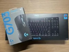 Logicool PRO ゲーミングキーボード、ワイヤレスマウス