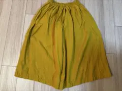 GLOBAL WORK スカーチョ ガウチョパンツ ワイドパンツ M マスタード