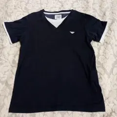 ARMANI JUNIOR Vネック Tシャツ 黒　130のサムネイル