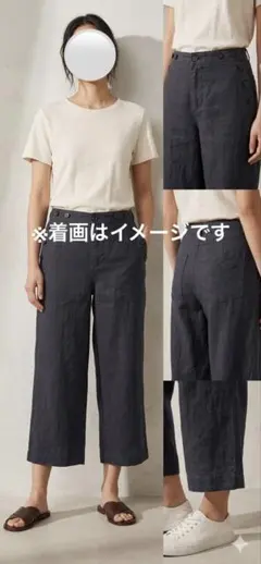 美品 マーガレットハウエル コットン/リネン sizeL 良デザインワーク