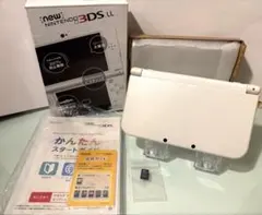 【完品】　New Nintendo 3DS LL パールホワイト 本体