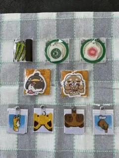 キーホルダー ５個・フォンタブ４個セット