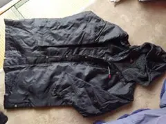 newbalance ブラック ベンチコート