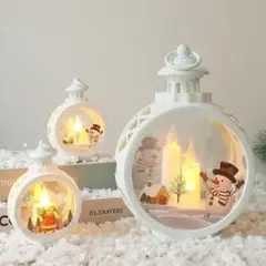 白色1♡おしゃれ♡暖かい色のキャンドルライト風♡LEDライト♡オーナメント 飾り