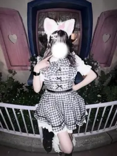 リズリサ ギンガムツイードセットアップ ブラック