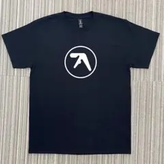 エイフェックスツイン Aphex Twin ロゴ Tシャツ ブラック コットン