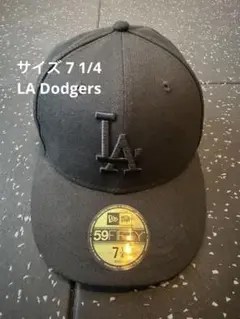 New Era 59FIFTY LA キャップ ブラック 7 1/4