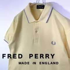 ＦＲＥＤ　ＰＥＲＲＹ　フレッドペリー　ポロシャツ　リンガー　イギリス製　Ｍ12