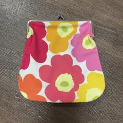 【marimekko】ポーチ　がま口
