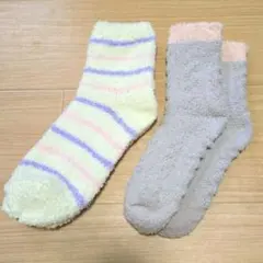 新品！もこもこルームソックス 2点セット